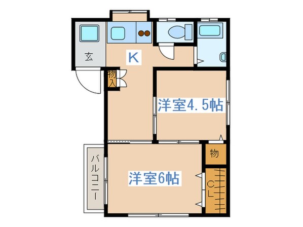 中野サンサウスの物件間取画像